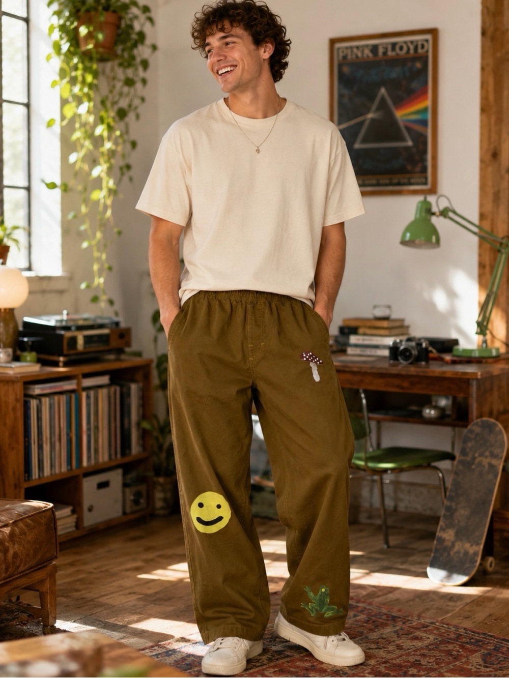 Coney Island Picnic Men’s Painted Pants